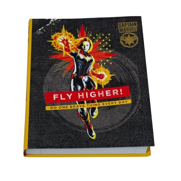 Captain Marvel Fly Higher Guided Journal Daily Confidence Brave Hero Prompts - Picture 1 of 3